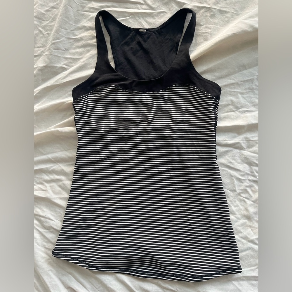 Lululemon Racerback Tank Top Stripped